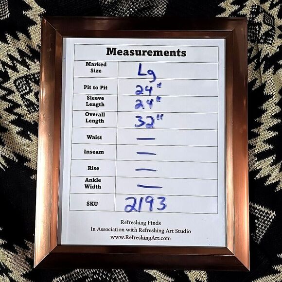 HarveBenard Soft Oversized Sweater Cardigan SzLg Open Wrap Aztec Cozy Boho Chic - Picture 2 of 13